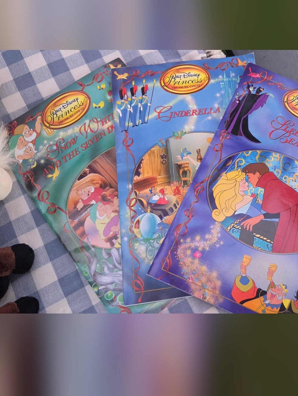 The Walt Disney World Princess Treasure Chest, 3 Books From 1993,